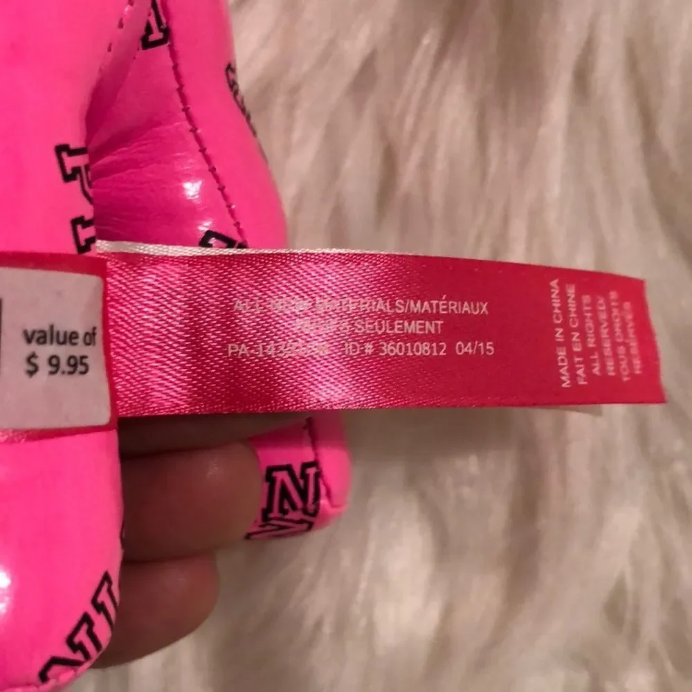 PINK Victoria's Secret Bright Pink Dog Logo 2015 - Picture 9 of 13